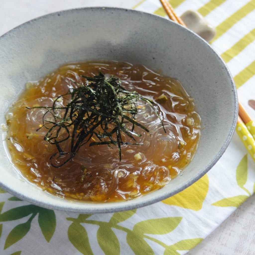 塩みかん風味のところてん　青みかん・完熟みかん